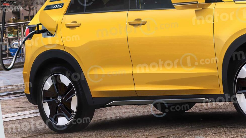 Volkswagen ID.2 X im Rendering von Motor1.com