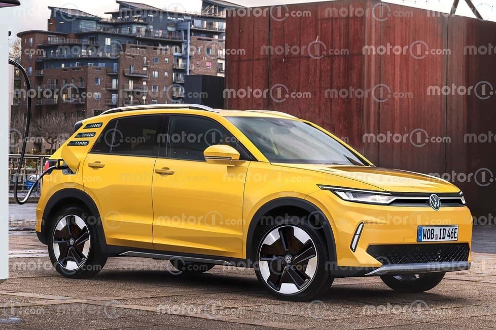 Ein erster Blick auf den Volkswagen ID.2 X, den elektrischen Crossover des B-Segments, der 2026 auf den Markt kommen soll