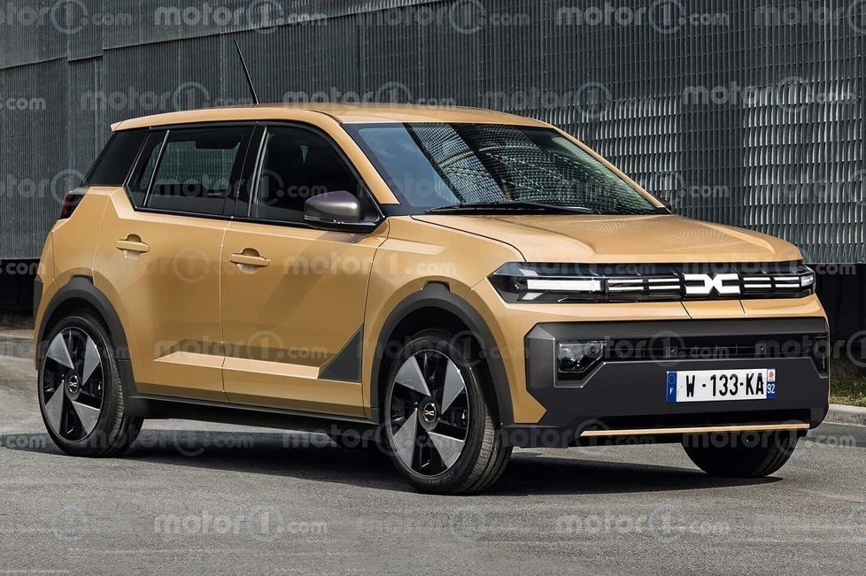 2026 wird Dacia einen neuen E-Kleinwagen präsentieren - Ob der Spring heißt, ist noch offen - Wie er aussehen könnte, zeigen wir im Rendering