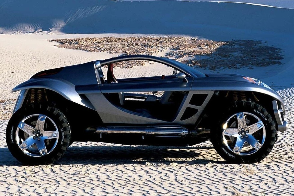 Das Buggy-Konzept sollte eine Hommage an die Motorsporttradition der Marke sein
