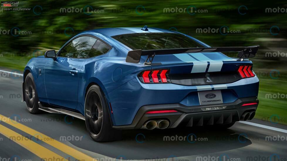 2026 Ford Mustang Shelby GT500 Rendering