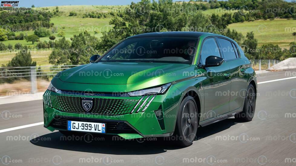 Peugeot 308 (2025), il render di Motor1.com