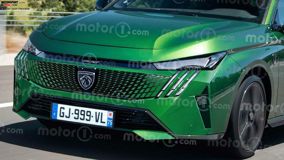Peugeot 308 (2025), il render di Motor1.com