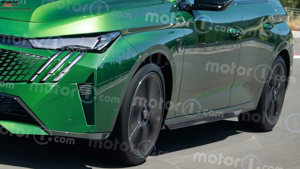 Peugeot 308 (2025), il render di Motor1.com