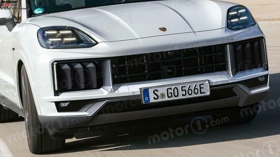 Porsche Cayenne (2026) im Rendering von Motor1.com