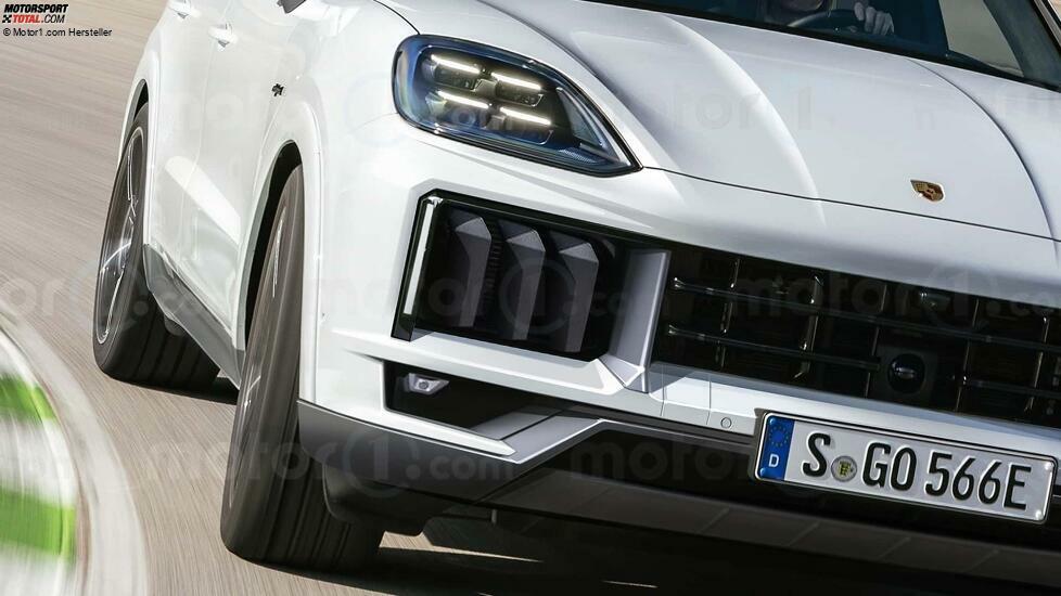 Porsche Cayenne (2026) im Rendering von Motor1.com