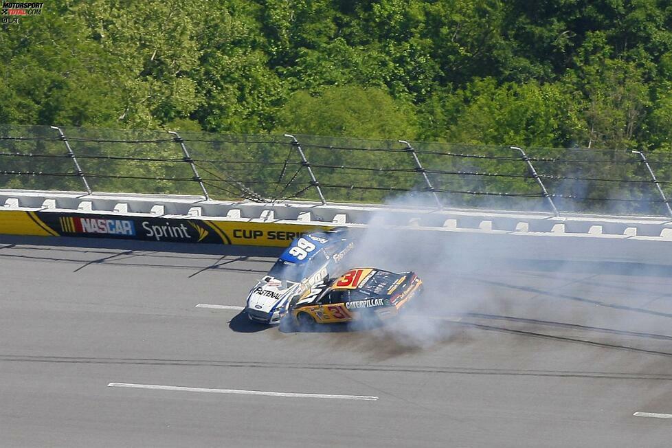 Dega-Nachschlag: Carl Edwards und Ryan Newman.