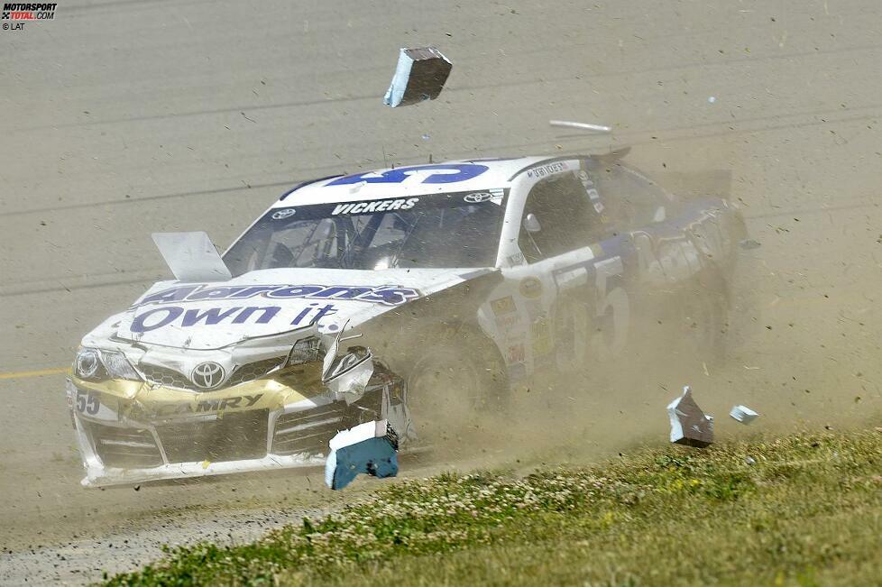 Apropos Michigan: Brian Vickers betätigt sich als Pflug ...