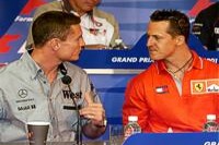 Coulthard und Schumacher