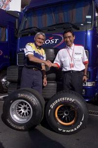 Titel-Bild zur News: Michelin und Bridgestone in der Formel 1