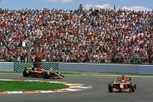 Titel-Bild zur News: Jos Verstappen und Enrique Bernoldi (Arrows-Asiatech)