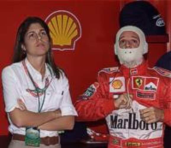 Titel-Bild zur News: Sylvana und Rubens Barrichello