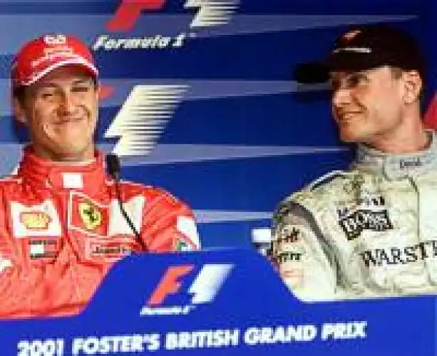 Schumacher und Coulthard Titel-Bild zur News: Schumacher und Coulthard
