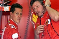 Michael Schumacher und Ross Brawn