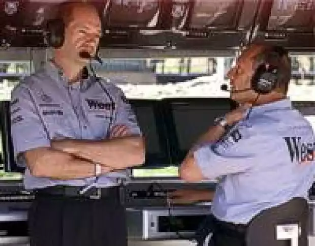 Adrian Newey und Ron Dennis Titel-Bild zur News: Adrian Newey und Ron Dennis