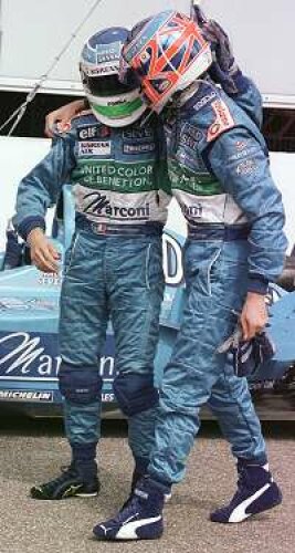 Titel-Bild zur News: Giancarlo Fisichella und Jenson Button