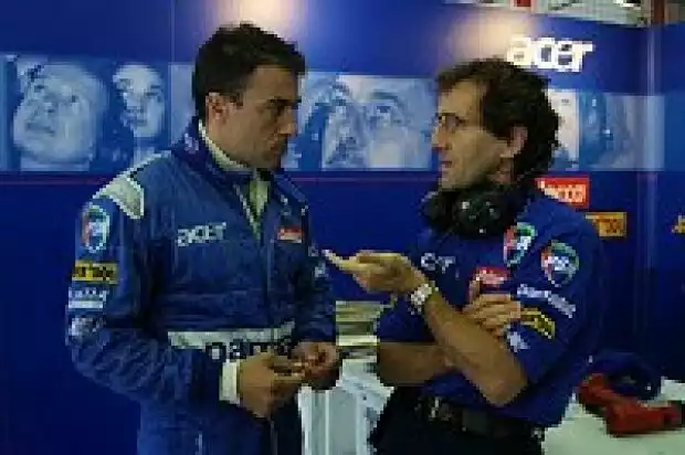 Jean Alesi und Alain Prost im Gespräch Titel-Bild zur News: Jean Alesi und Alain Prost im Gespräch