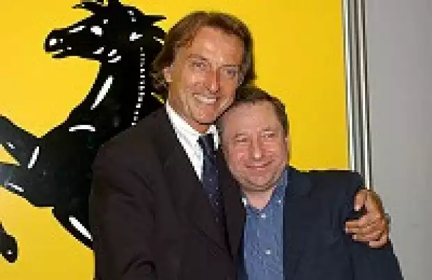 Luca di Montezemolo (Ferrari-Präsident) und Jean Todt (Ferrari-Sportdirektor) Titel-Bild zur News: Luca di Montezemolo (Ferrari-Präsident) und Jean Todt (Ferrari-Sportdirektor)