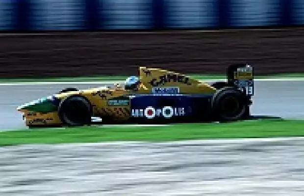 Titel-Bild zur News: Michael Schumacher  1991 im Jordan