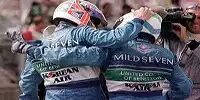 Giancarlo Fisichella und Jenson Button