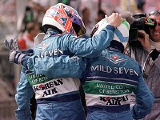 Titel-Bild zur News: Giancarlo Fisichella und Jenson Button
