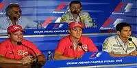 PressekonferenZ Italien 2001