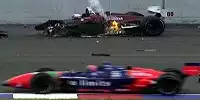 Alex Zanardi (Mo Nunn Racing) bei seinem Unfall am Samstag