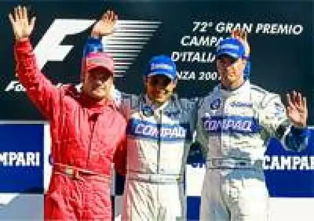 Titel-Bild zur News: Podium Monza 2001