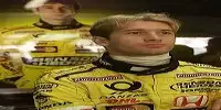 Jarno Trulli in der Jordan-Garage