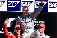 Mika Häkkinen gewann in Indianapolis vor Michael Schumacher und David Coulthard das Rennen