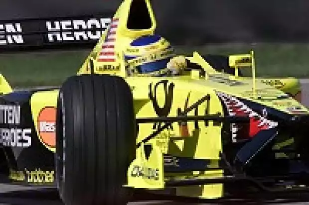 Titel-Bild zur News: Jarno Trulli im Jordan-Honda EJ11