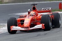 Michael Schumacher auf dem Nürburgring in Aktion