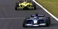 Jean Alesi verfolgt Kimi Räikkönen