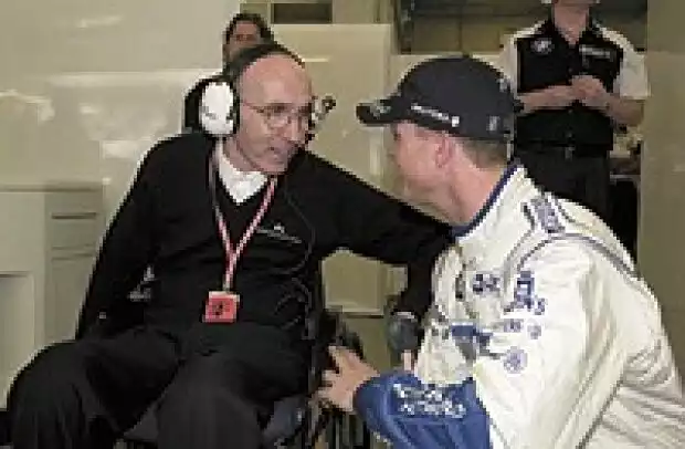 Frank Williams und Ralf Schumacher im Gespräch Titel-Bild zur News: Frank Williams und Ralf Schumacher im Gespräch