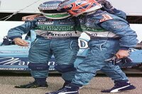 Giancarlo Fisichella und Jenson Button