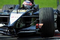Alex Yoong im Minardi bei den Testfahrten in Monza