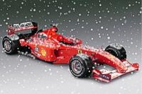 Ferrari im Schnee