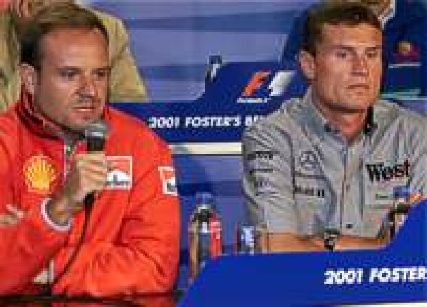Titel-Bild zur News: Rubens Barrichello, David Coulthard