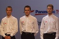 Ryan Briscoe, Franck Perera und Alex Storckenfeldt