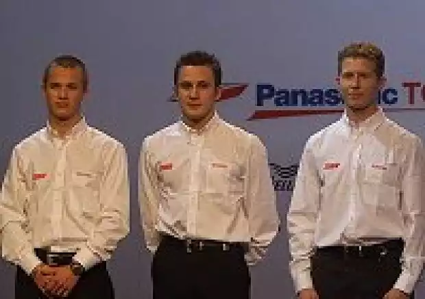 Ryan Briscoe, Franck Perera und Alex Storckenfeldt Titel-Bild zur News: Ryan Briscoe, Franck Perera und Alex Storckenfeldt