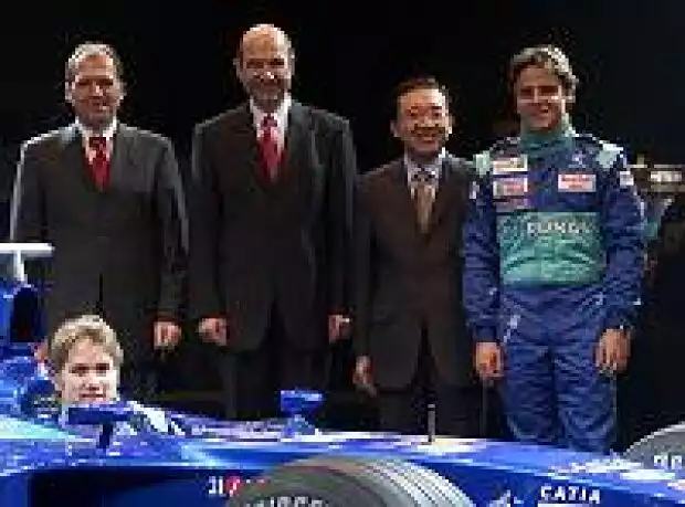 Nick Heidfeld, Peter Sauber, Felipe Massa Titel-Bild zur News: Nick Heidfeld, Peter Sauber, Felipe Massa