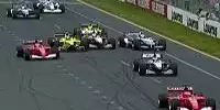 Start zum Australien-GP 2001