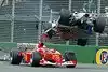 Bild zum Inhalt: Schumacher siegt bei Crash-Chaos-Rennen in Melbourne