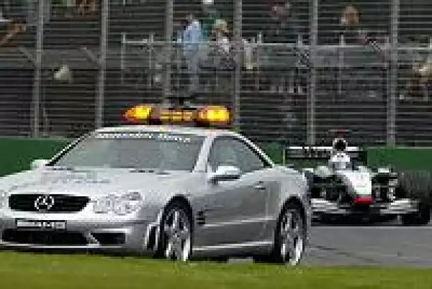 Safety-Car, Coulthard Titel-Bild zur News: Safety-Car, Coulthard