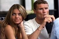 David Coulthard mit seiner Freundin