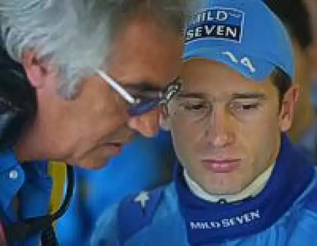 Titel-Bild zur News: Flavio Briatore und Jarno Trulli