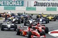 Start zum Malaysia-GP 2002