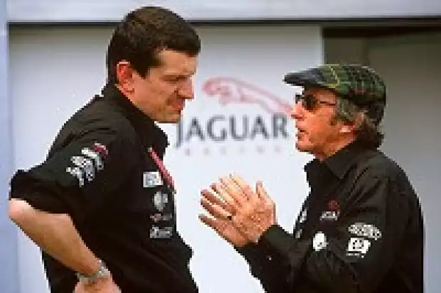 Günther Steiner im Gespräch mit Jackie Stewart Titel-Bild zur News: Günther Steiner im Gespräch mit Jackie Stewart