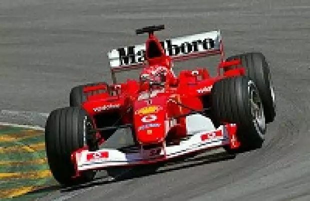 Michael Schumacher im F2002 Titel-Bild zur News: Michael Schumacher im F2002
