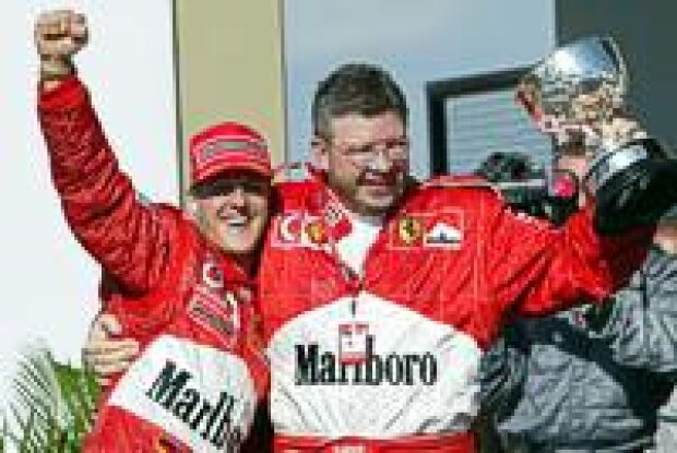 Titel-Bild zur News: Schumacher und Brawn